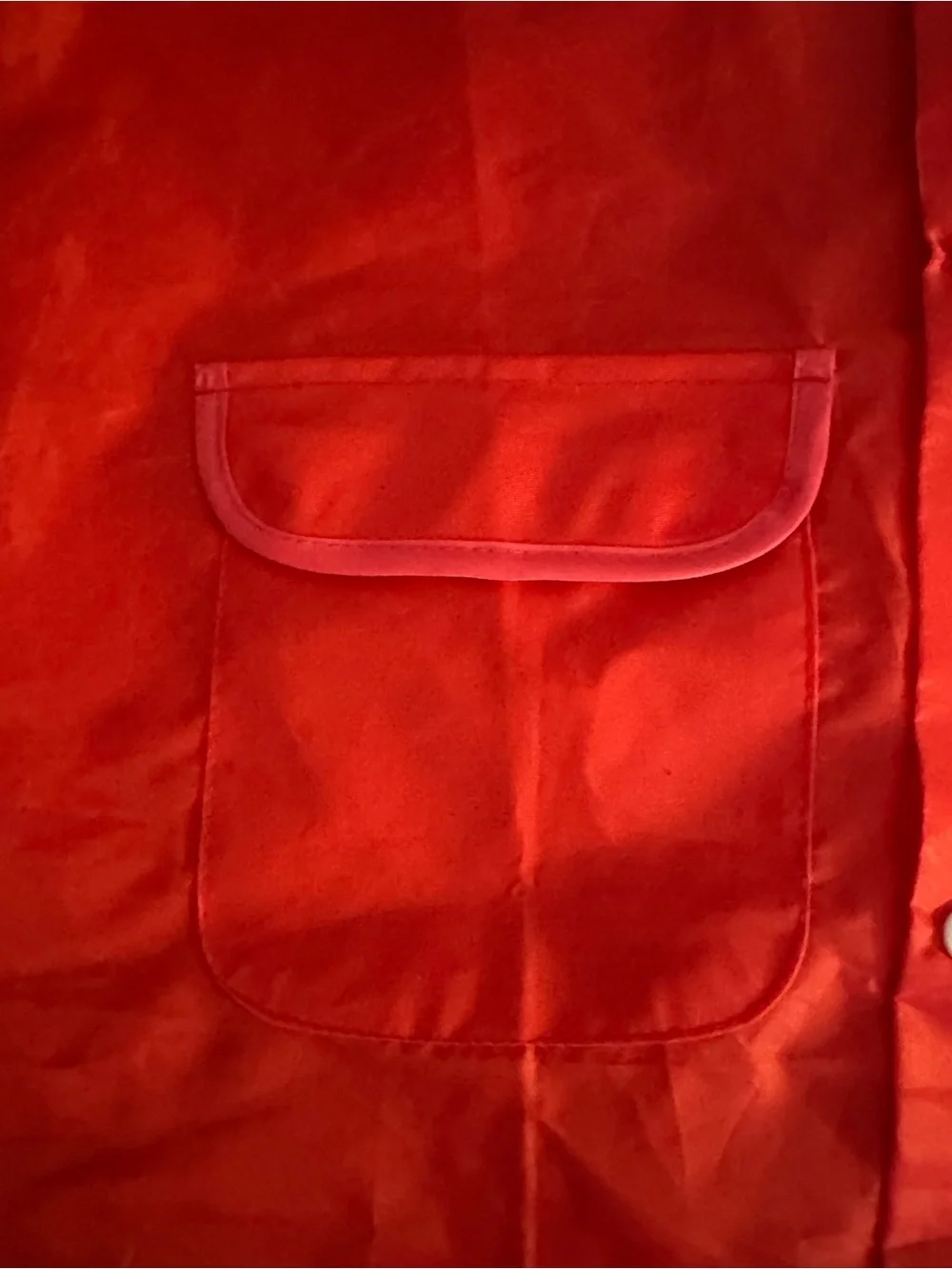 Kid’s Raincoat Red with Hood New-Size M(8/10)